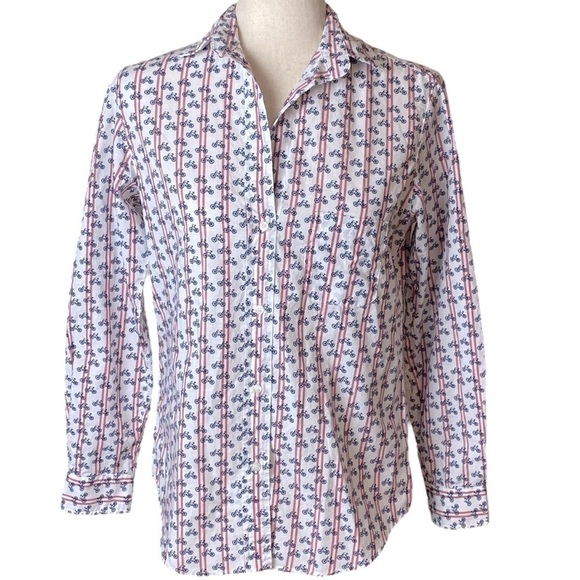 Grayson the hero  novelty Bicycles Print Button down Shirt -size 01/XS - Picture 2 of 8